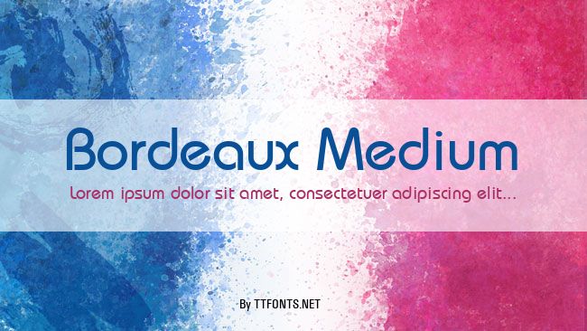 Bordeaux Medium example